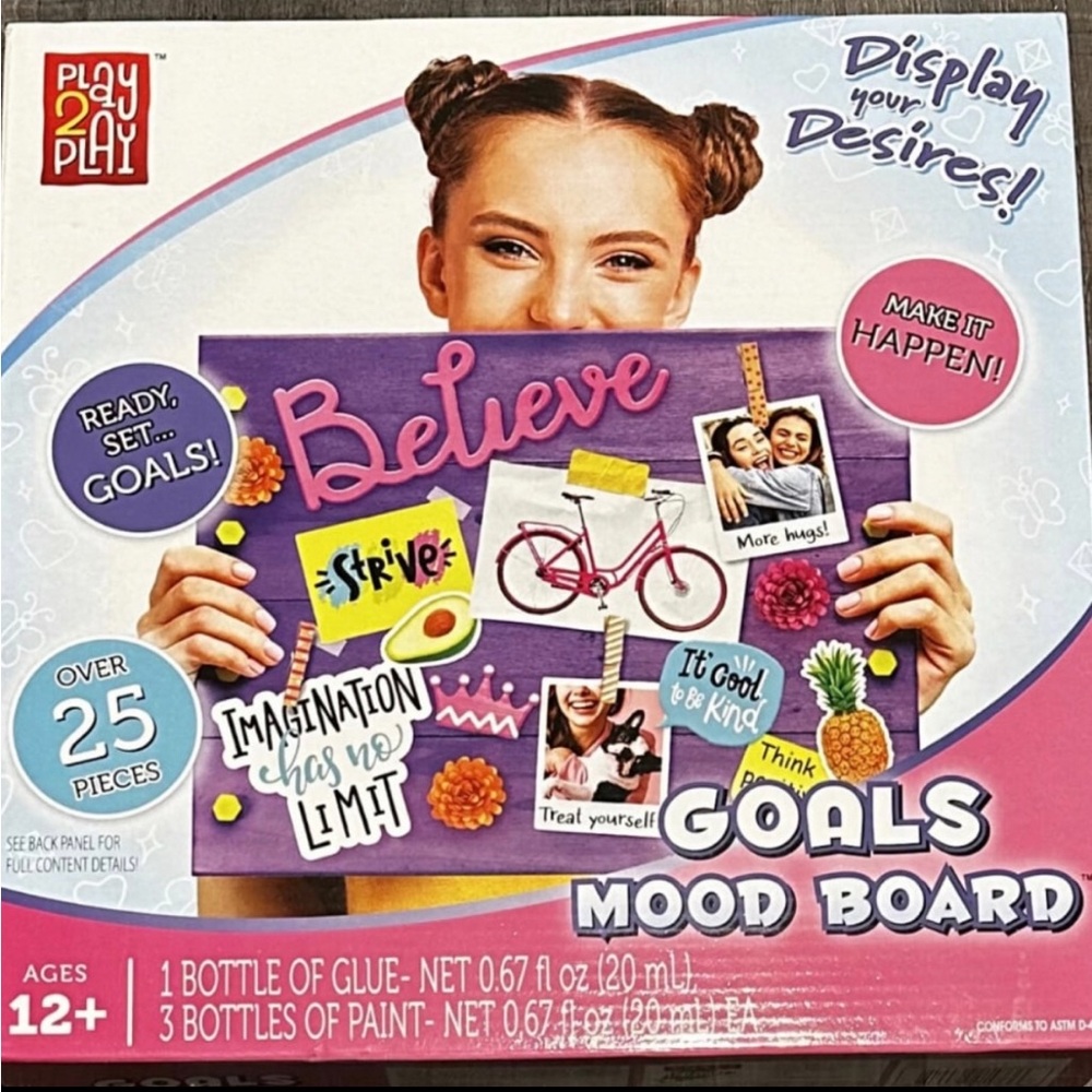 💞 New Play2Play Goals Mood Board Arts & Crafts Kit
